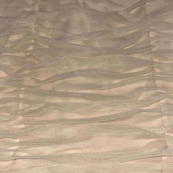 Dress The Population Dylan Square Neck Ruched Bodycon Dress Eggshell XXL - Picture 8 of 11